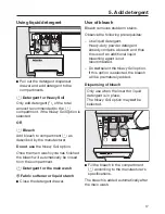 Preview for 17 page of Miele W 3038 Operating And Installation Instructions