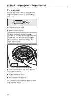 Preview for 20 page of Miele W 3038 Operating And Installation Instructions