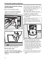 Preview for 40 page of Miele W 3038 Operating And Installation Instructions