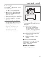 Предварительный просмотр 23 страницы Miele W 304 Plus Operating Instructions Manual