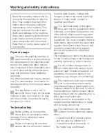 Preview for 6 page of Miele W 308 Operating Instructions Manual