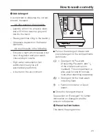 Preview for 23 page of Miele W 308 Operating Instructions Manual