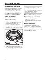 Preview for 24 page of Miele W 308 Operating Instructions Manual