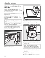 Preview for 34 page of Miele W 310 Operating Instructions Manual