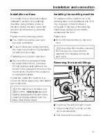 Preview for 47 page of Miele W 310 Operating Instructions Manual