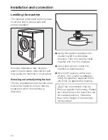 Preview for 50 page of Miele W 310 Operating Instructions Manual