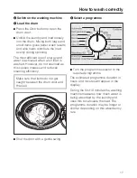 Предварительный просмотр 17 страницы Miele W 3164 WSS Edition 111 Operating Instructions Manual