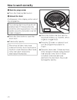 Предварительный просмотр 20 страницы Miele W 3164 WSS Edition 111 Operating Instructions Manual