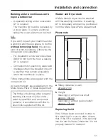 Предварительный просмотр 51 страницы Miele W 320 Operating Instructions Manual