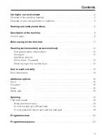 Preview for 3 page of Miele W 3203 Operating Instructions Manual