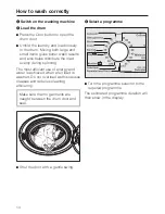 Preview for 14 page of Miele W 3203 Operating Instructions Manual