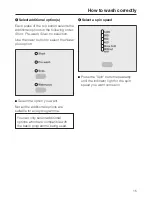 Preview for 15 page of Miele W 3203 Operating Instructions Manual