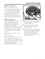 Preview for 17 page of Miele W 3203 Operating Instructions Manual