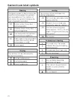 Preview for 24 page of Miele W 3203 Operating Instructions Manual