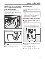 Preview for 39 page of Miele W 3203 Operating Instructions Manual