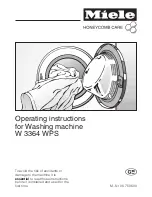 Preview for 1 page of Miele W 3364 WPS Operating Instructions Manual