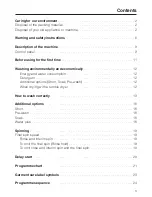 Preview for 3 page of Miele W 3364 WPS Operating Instructions Manual