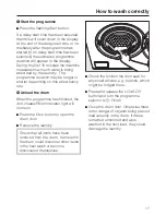 Preview for 17 page of Miele W 3364 WPS Operating Instructions Manual