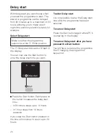 Preview for 20 page of Miele W 3364 WPS Operating Instructions Manual