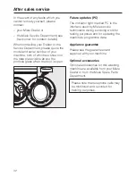 Preview for 42 page of Miele W 3364 WPS Operating Instructions Manual