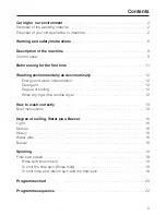 Preview for 3 page of Miele W 3514 WPS Operating Instructions Manual