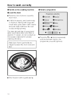 Preview for 14 page of Miele W 3514 WPS Operating Instructions Manual