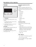 Preview for 10 page of Miele W 3622 WPS Operating Manual