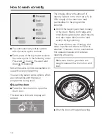 Preview for 16 page of Miele W 3622 WPS Operating Manual