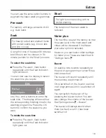 Preview for 19 page of Miele W 3622 WPS Operating Manual