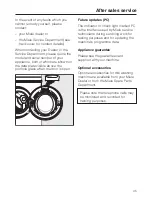 Preview for 45 page of Miele W 3622 WPS Operating Manual