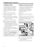 Preview for 48 page of Miele W 3622 WPS Operating Manual