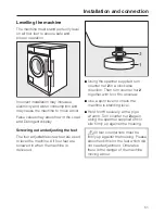 Preview for 51 page of Miele W 3622 WPS Operating Manual