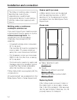 Preview for 52 page of Miele W 3622 WPS Operating Manual