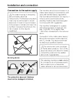 Preview for 54 page of Miele W 3622 WPS Operating Manual