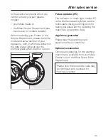 Preview for 45 page of Miele W 3652 WPS Operating Instructions Manual