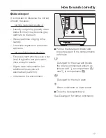 Preview for 17 page of Miele W 3740 Operating Instructions Manual