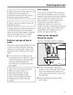 Preview for 31 page of Miele W 3740 Operating Instructions Manual