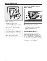 Preview for 32 page of Miele W 3740 Operating Instructions Manual