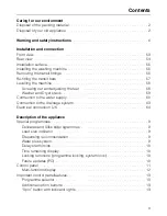 Preview for 3 page of Miele W 377 WPS Operating Instructions Manual