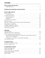 Preview for 4 page of Miele W 377 WPS Operating Instructions Manual