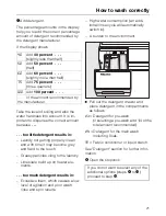 Preview for 21 page of Miele W 377 WPS Operating Instructions Manual