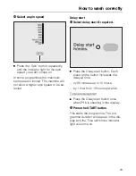 Preview for 23 page of Miele W 377 WPS Operating Instructions Manual