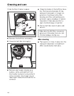 Preview for 42 page of Miele W 377 WPS Operating Instructions Manual