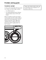 Preview for 52 page of Miele W 377 WPS Operating Instructions Manual