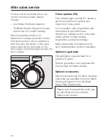 Preview for 42 page of Miele W 3831 WPS Operating Instructions Manual