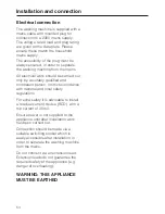 Preview for 54 page of Miele W 3831 WPS Operating Instructions Manual