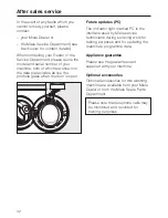 Preview for 42 page of Miele W 3834 WPS Operating Instructions Manual