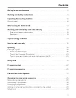 Preview for 3 page of Miele W 3844 WPS Allerwash Operating Instructions Manual