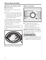 Preview for 16 page of Miele W 3844 WPS Allerwash Operating Instructions Manual