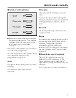 Preview for 17 page of Miele W 3844 WPS Allerwash Operating Instructions Manual